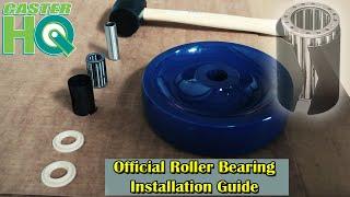 How to Install a Roller Bearing Inside of a Caster Wheel