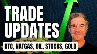  Trade Updates:  Bitcoin, Natural Gas, Crude Oil, Uranium, Stocks and FX Majors