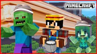 MINECRAFT HUNGRY ZOMBIES !! - Coffin Dance Song (COVER)