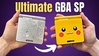 How to Reshell & Upgrade a Game Boy Advance SP EASY!