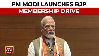 PM Narendra Modi Launches BJP's Membership Drive | India Today