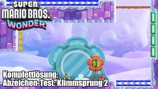 Abzeichen-Test: Klimmsprung 2 Guide für Super Mario Bros. Wonder