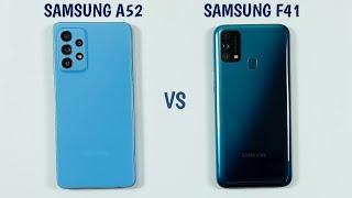 Samsung A52 vs Samsung F41 Speed Test & Camera Comparison