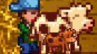 Stardew Valley: how to get cow pregnant / baby cows