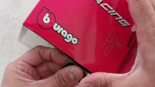 Burago Ferrari F1-75 1/18 Unboxing