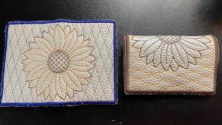 Machine Embroidery ITH Card Holder Stitchin’ With Sue