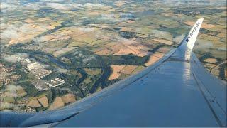 Ryanair Boeing 737-8AS Takeoff from Newcastle Airport, NCL, EGNT