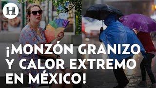 ¡Clima loco en México! Fuertes lluvias e intenso calor de hasta 45 grados afectarán a todo el país