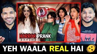 Indian's react to FATIMA FAISAL Horror PRANK on Her Sister's