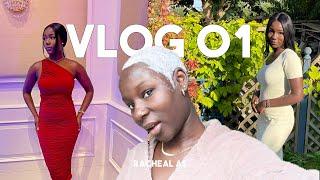 VLOG 01 - BLEACHING MY HAIR, MICROBLADING MY BROWS & CELEBRATIONS  | RACHEAL AS