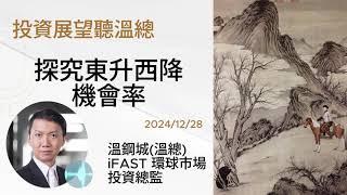 【投資展望聽溫總 2024.12.28】 探究東升西降機會率