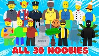 Find The Noobies Morphs City Map ROBLOX All Badges 30