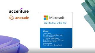 Accenture & Avanade: Transforming Business with Microsoft Copilot | 2024 Partner of the Year