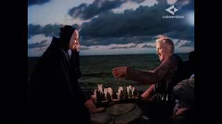 Max Von Sydow - The Seventh Seal (El Séptimo Sello) (1957) colorized