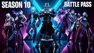 *NEW* SEASON 10 BATTLE PASS SKINS!! (Fortnite Season X New Update)