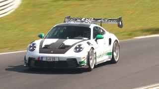 2025 Porsche 911 GT3 RS 992 Manthey-Performance-Kit Testing At The Nürburgring