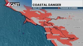 Tsunami Warning in effect for Bay Area coast after 7.0M quake