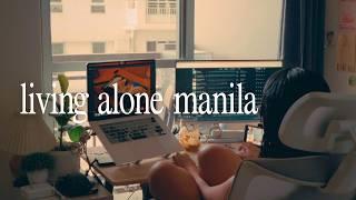 grocery shopping, color grading my vlog, meal prep  — living alone in manila day in my life