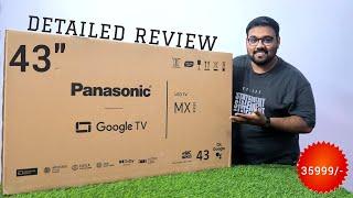 Panasonic 43 Inch 4k Google Tv | Panasonic Google Tv | Panasonic Ultra Hd Tv |  TH-43MX700DX 2024