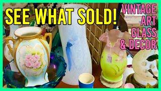 Real Sold Prices: Vintage Art Glass, Fenton & More Finery!