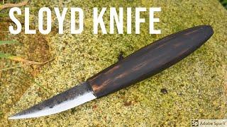 Forging a Sloyd Carving knife (laminated)
