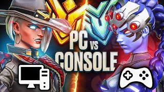 5 Console GRANDMASTERS vs 5 PC MASTERS - Who wins?! (Overwatch 2)