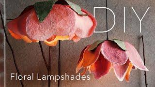 DIY Paper Flower Lampshade Tutorial