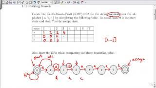 KMP Explained (building the DFA)