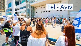 An Incredibly Amazing Stroll Along the Tel Aviv Promenade on Israel's Independence Day 2024.