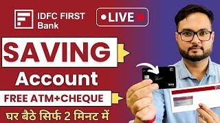 IDFC First Bank Account Opening Online 2023 | IDFC Online Account Opening | IDFC First Bank