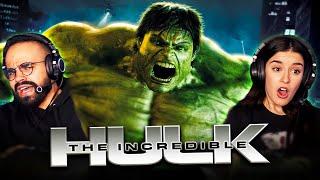 Our first time watching THE INCREDIBLE HULK 2008 blind movie reaction!
