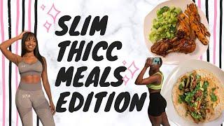 WHAT I EAT IN A DAY | SLIM THICK MEAL PREP W/ RECIPES | TheFitnessChicc