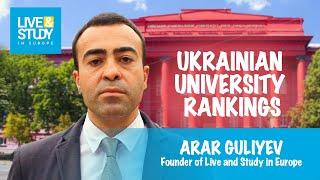 TOP 5 Ukrainian University Rankings / Admission for Study in Ukraine