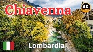 Chiavenna, Italy  4K Walking Tour - July 2024