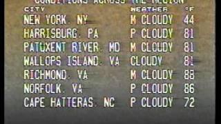 Weather Channel March 12 & 13 1990