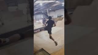 Quick Briflip over a transfer at The Village Skatepark - scooterX