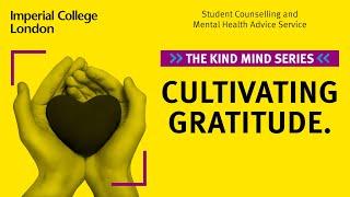 Cultivating Gratitude