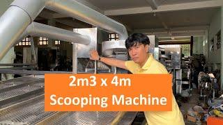 Big Capacity- Small Size of Scooping - Handle Cashew Cutting System