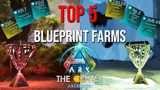 TOP 5 BEST Blueprint & LOOT Farms | THE CENTER | Full Guide | ARK: Survival Ascended