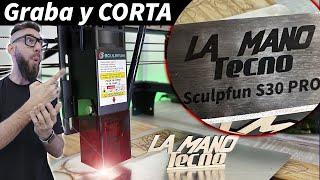 Graba y CORTA TODO con la SCULPFUN S30 PRO (unboxing, armado, review)