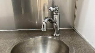 IKEA faucet install in our 25FBT Airstream International Serenity