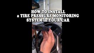 How to install a Tire pressure monitoring system in your car.