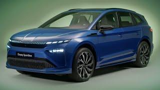 New SKODA ENYAQ SPORTLINE 2025 FACELIFT - exterior & interior details