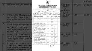 RSSB के परीक्षा कैलेडर में हुआ बदलाव | RSMSSB Exam Calendar 2024-25 | #shortsfeed #shorts #cet #jeN