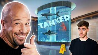 Touring Aquariums Built on "Tanked" W/ Brett Raymer!