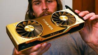 The $2500 NVIDIA TITAN RTX GPU for Machine Learning - Unboxing & Testing