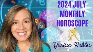 ️ Aquarius July 2024 Astrology Horoscope by Yuriria Robles