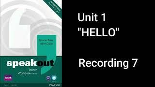 Speak Out Starter Workbook Audio Tapescripts