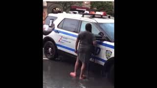 Best clips 23 July 2019 - Lady calls the cops‍️ to stop a water fight️. This was their  response