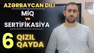 6 QIZIL QAYDA | MİQ VƏ SERTİFİKASİYA | AZƏRBAYCAN DİLİ #azerbaycandili #natiqvahidov